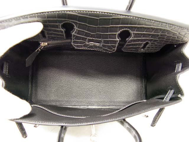 エルメス バーキン25(クロコダイルニロティカスマット/グラファイト)